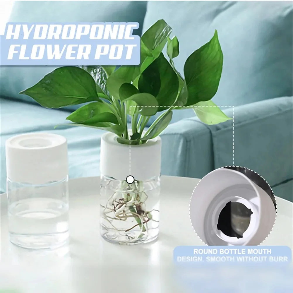 Mini-Hydroponik-Blumentopf – Moderne Eleganz für Ihre Pflanzen 🌿✨